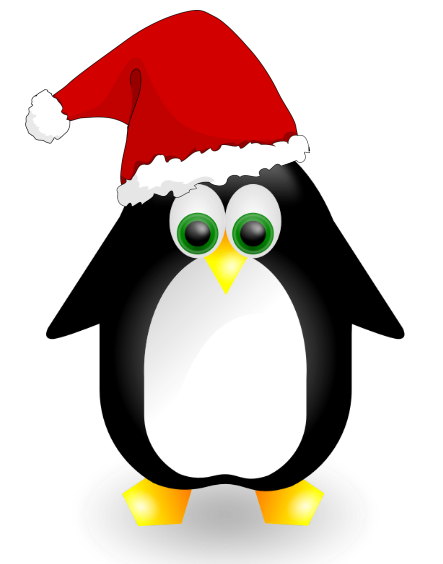 santa penguin