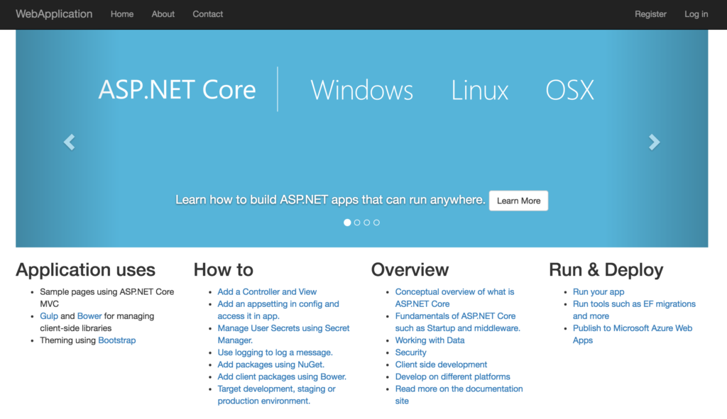 S2I ASP.NET Core