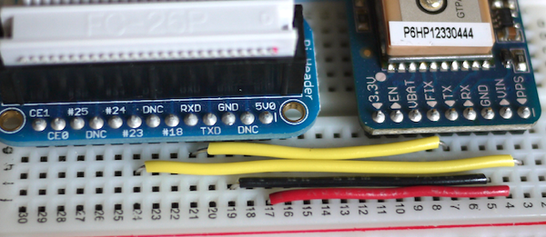 Raspberry Pi GPS hookup