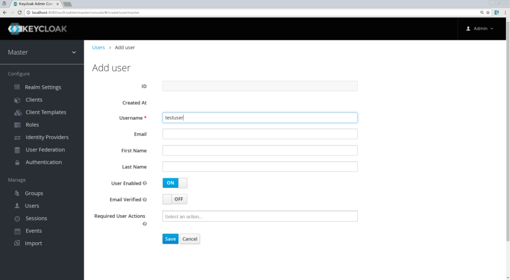 spring initializr keycloak