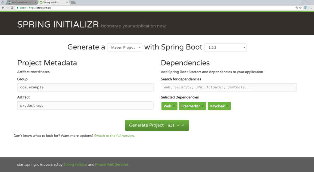 Spring boot security hot sale web application example