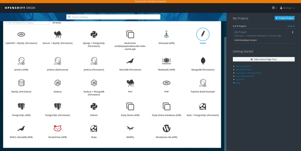 A Hands On With OpenShift 3 6 RC DZone Cloud