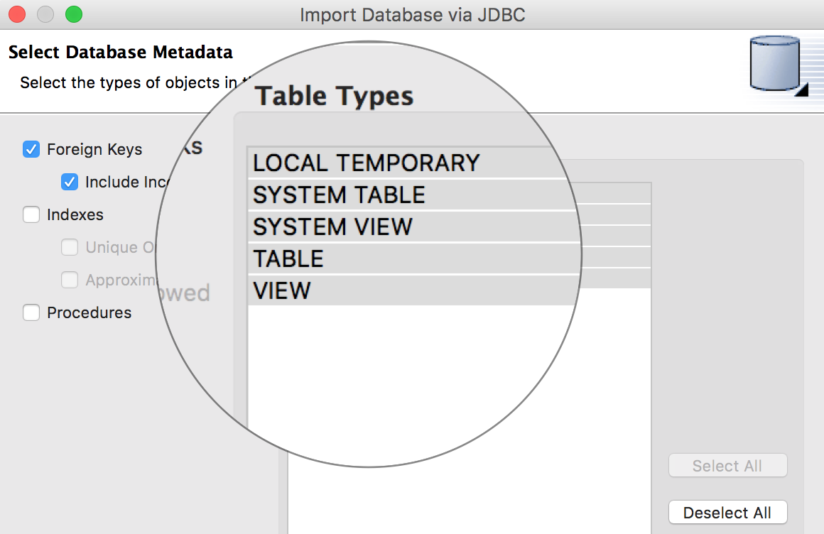 JBoss DataVirtualization : Select DB Metadata