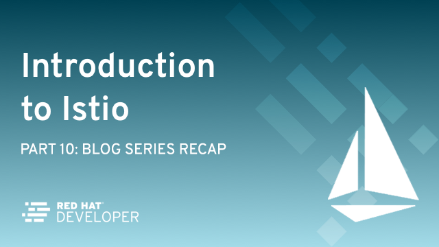 Istio Service Mesh Blog Series Recap