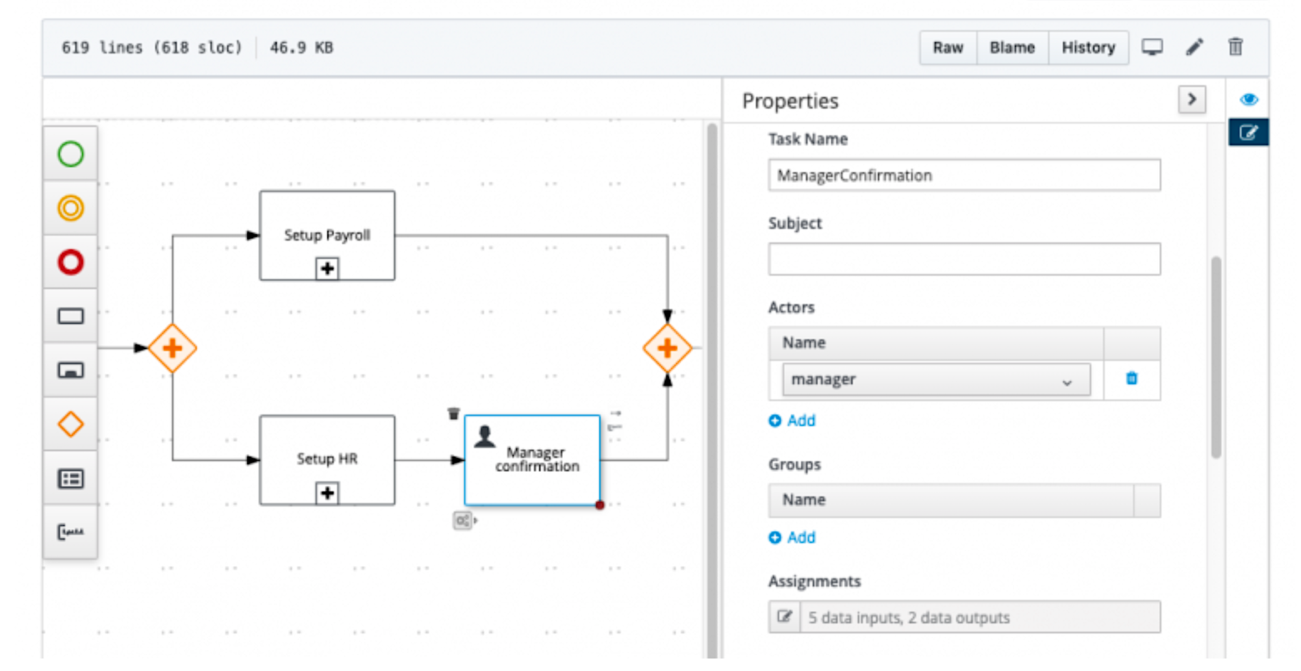 Kogito tooling for friendly DMN and BPMN visualization on GitHub