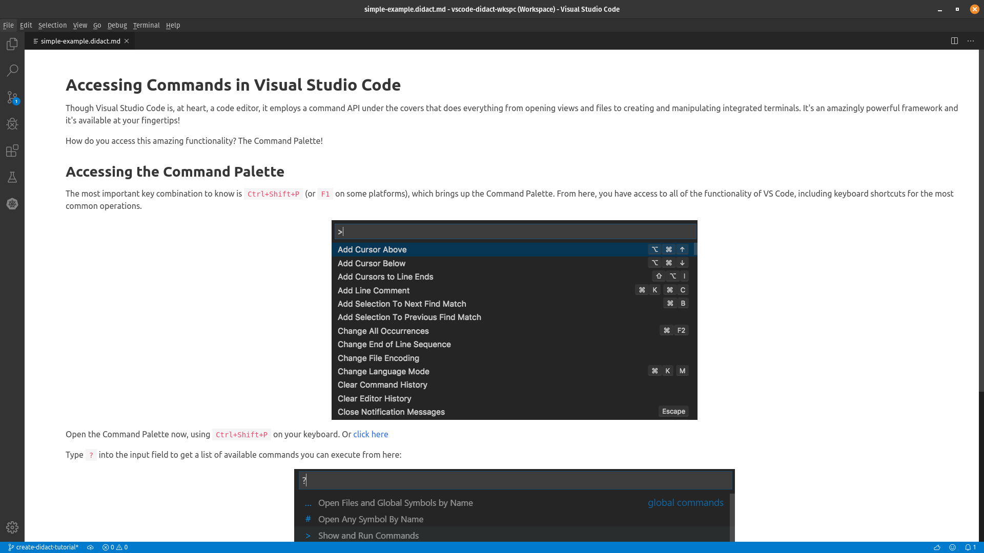 Visual studio code extension development