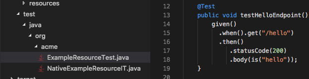 java spring boot test