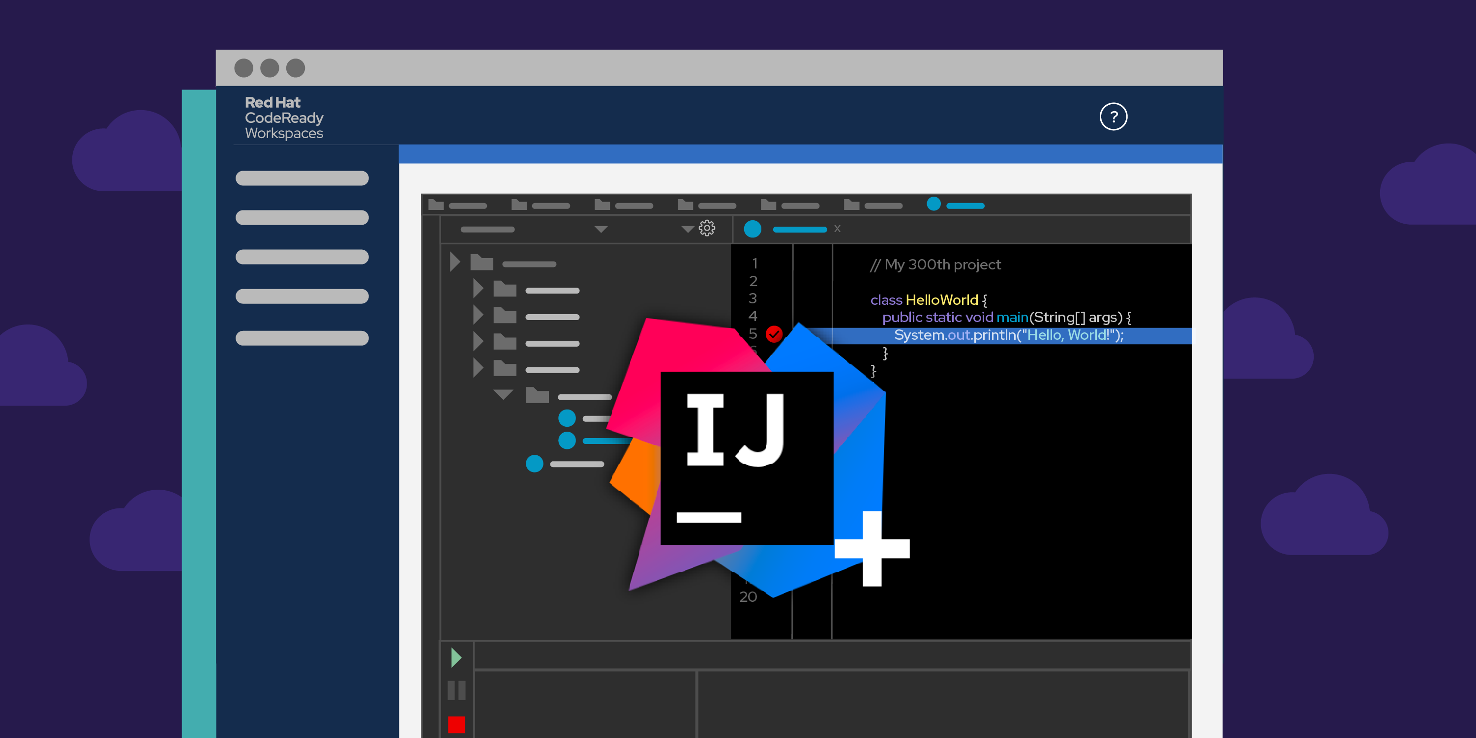 Using Intellij Community Edition In Red Hat Codeready Workspaces 2 5 Red Hat Developer