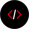 App Dev Platform icon showing coding brackets