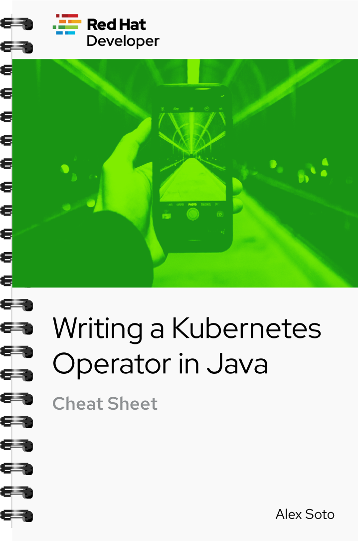 writing a kubernetes operator in java cheat sheet cover