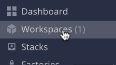 The Workspaces tab
