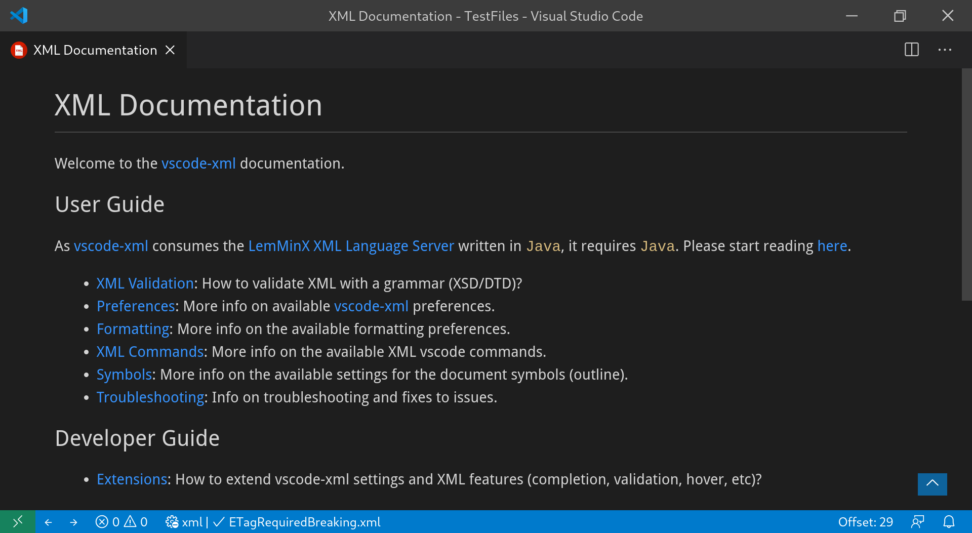 vscode-xml : A more customizable XML extension for VS Code | Red Hat  Developer