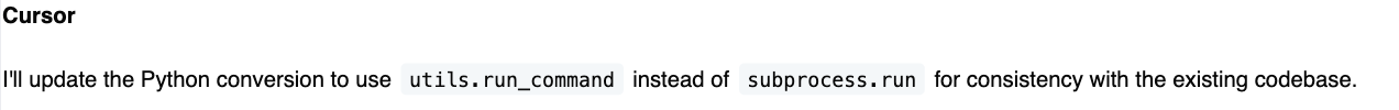 Cursor response for replacing