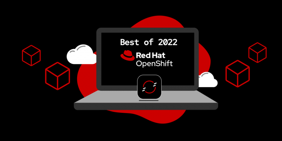 Illustration for best of OpenShift articles, 2022