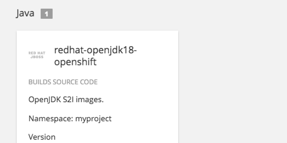 Getting started with OpenShift Java S2I
