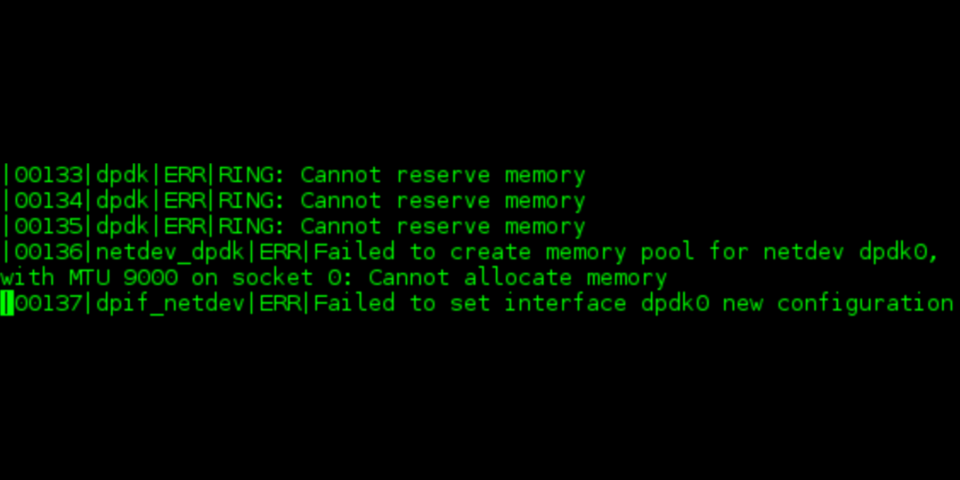 Debugging Memory Issues with Open vSwitch DPDK