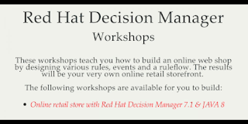 red hat decision manager