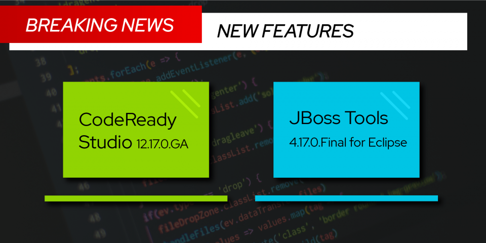 Featured image: New features in CodeReady Studio and JBoss Tools
