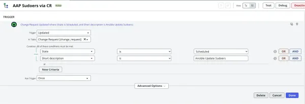 You can update the limits to a scheduled state through the Change Requests form in ServiceNow.
