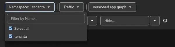 Kiali Discovery Selectors limit RBAC defined resources for tenants.
