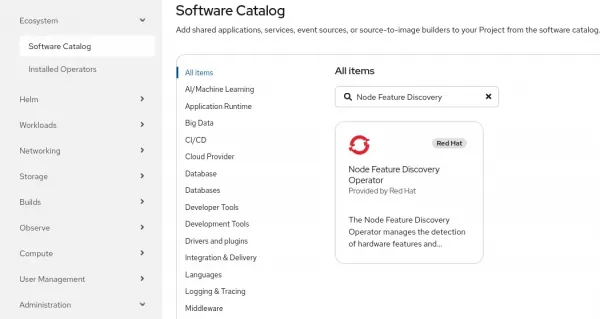 Figure 1: Installing the NFD operator