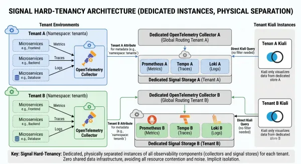 Signal hard-tenancy architecture.