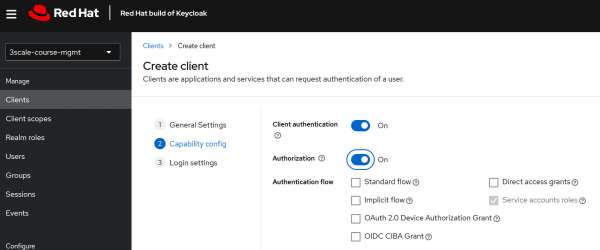configure the client for OIDC identity provider with 3scale