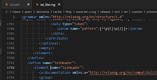 An illustration of the xml-grammar file support.