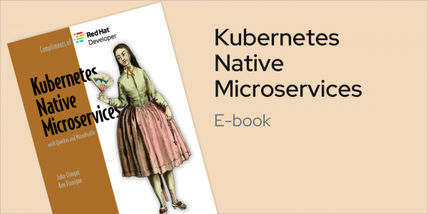 Kubernetes Native Microservices e-book tile card