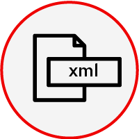 XML language support icon