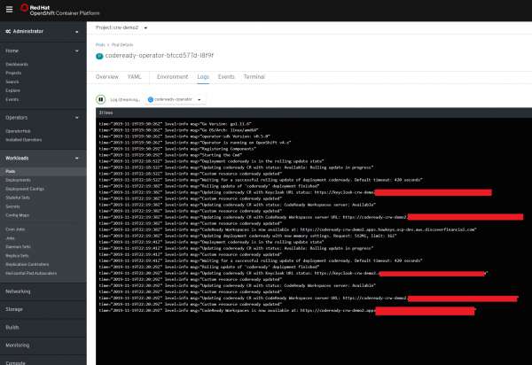 Check Openshift Pod for Any Log or Error