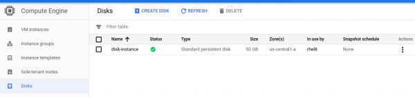 Figure 10. The VM disk has been created