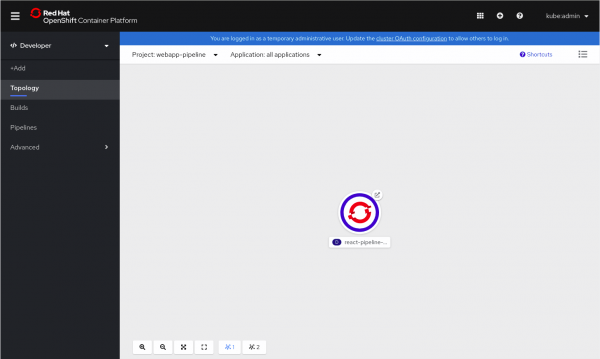 Web App Topology View