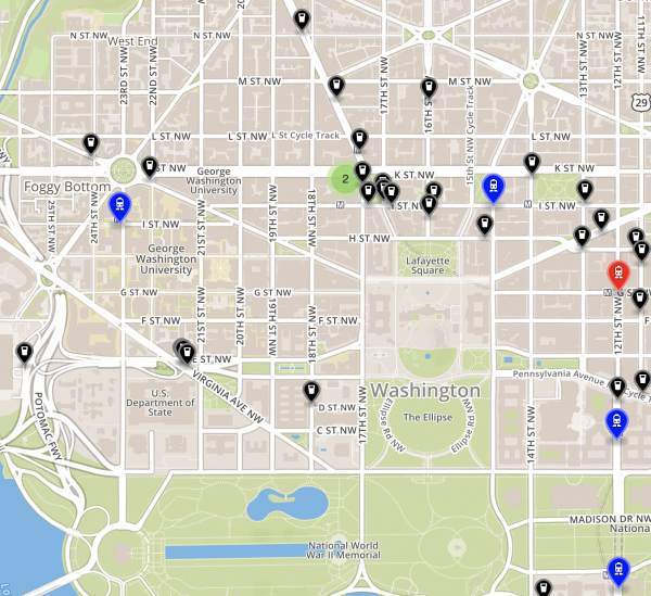 The updated map shows the effect of changing the environment variable.