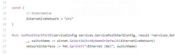 crc-windows-network-source-code screenshot of the Go code showing an alternate method