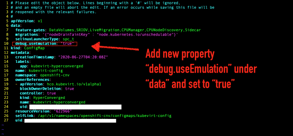 Add "debug.useEmulation" under "data" and set to "true"