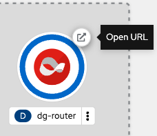 Get Data Grid router URL