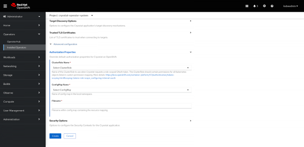 Configure Cryostat RBAC mapping in Cryostat Operator 2.2.0 | Red Hat ...