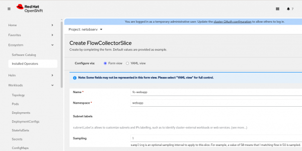 Create a FlowCollectorSlice instance.