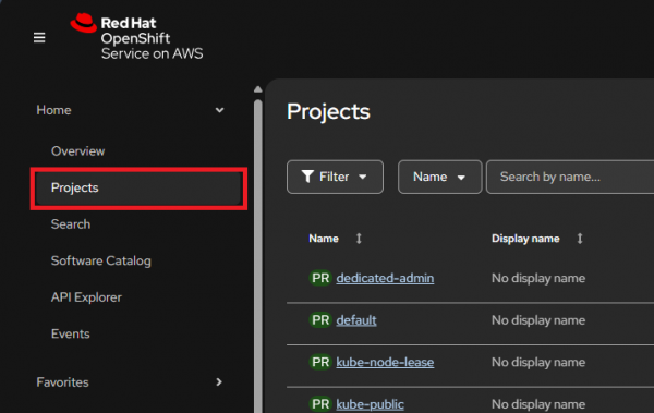 Multiple projects can exist within a single OpenShift cluster.