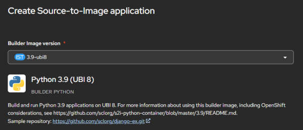 Use Python version 3.9 for this application.