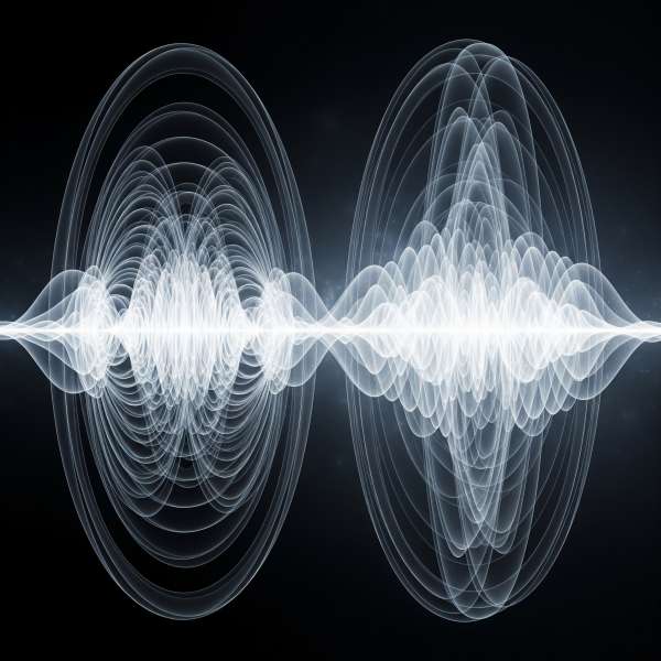 This image illustrates interference. In quantum computing, interference is used to amplify the probability of the correct answer while canceling out the incorrect ones. This is visualized by the waves, where some combine to create larger waves (constructive interference) and others cancel each other out (destructive interference).