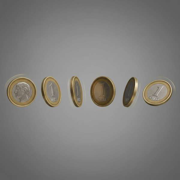 This visual represents superposition. Similar to a spinning coin that is neither heads nor tails until it lands, a qubit in superposition exists in a combination of both 0 and 1 states until it is measured.