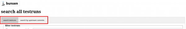 Search header options.