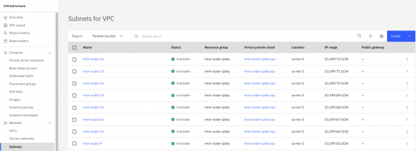 Attaching a vNIC to a Virtual Server Instance.