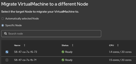 Virtual machine migration.
