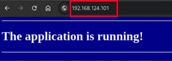 Use a web browser to connect to the web server.
