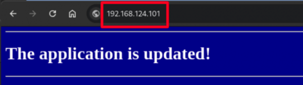 You’ve updated both the RHEL operating system and the web application.