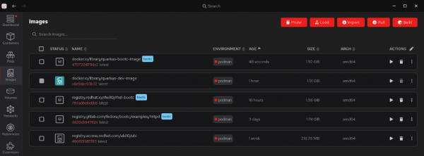 The image screen shows the new image we just created.