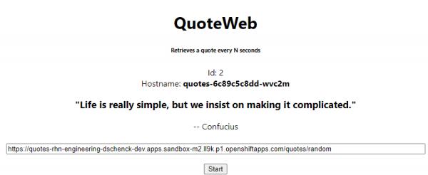 Life is really simple, but we insist on making it complicated.